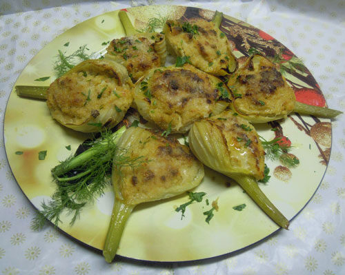 Antipasto di finocchi gratinati
