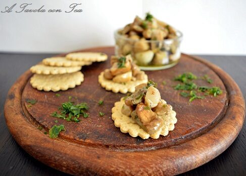 Antipasto di funghi porcini