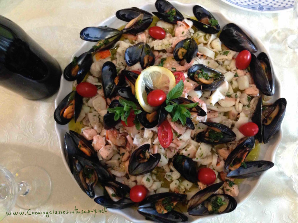 Antipasto di mare caldo di nonna rossy