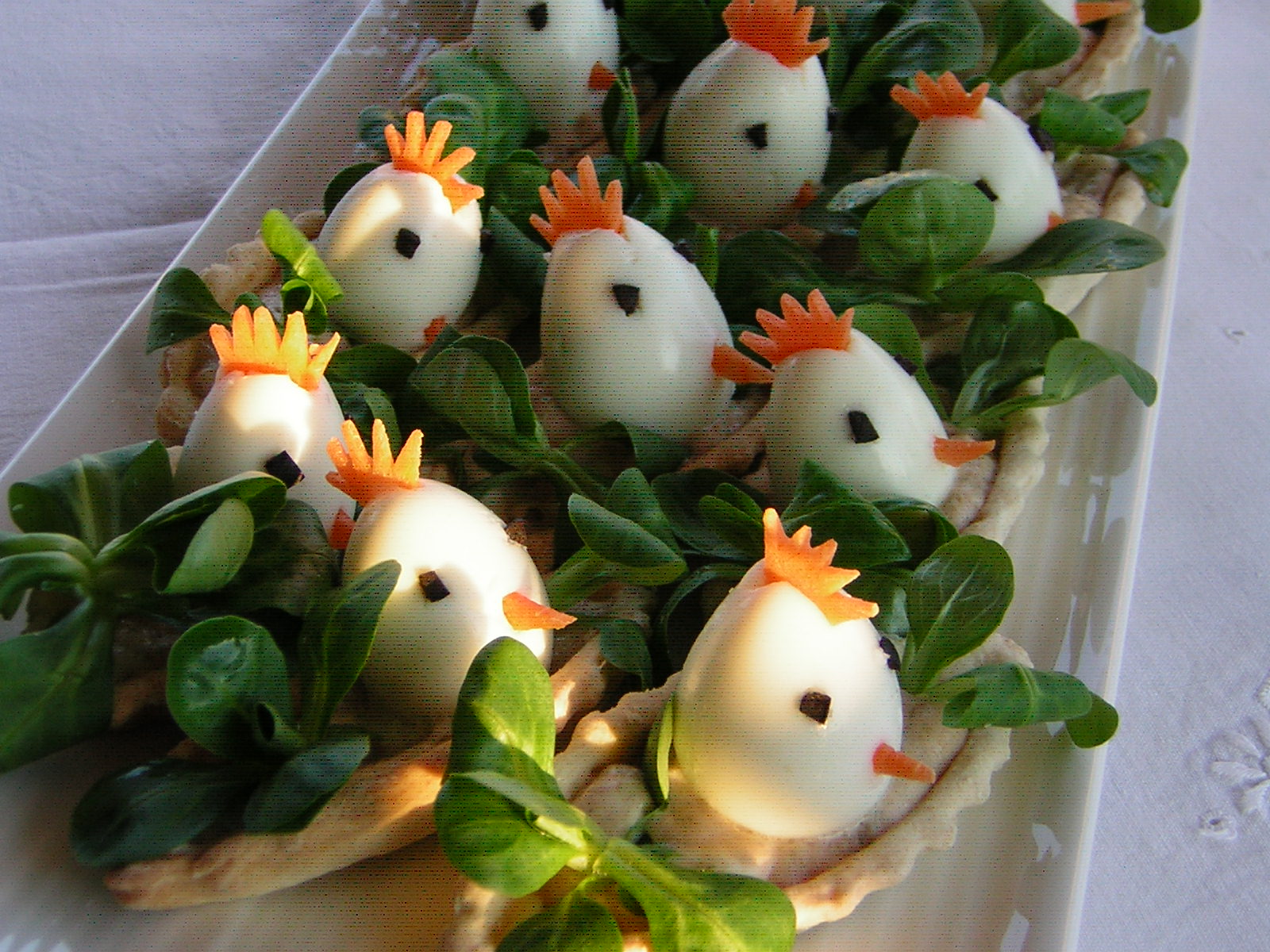 Antipasto di pasqua con uova
