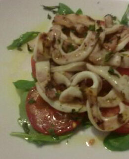 Antipasto di seppie e finocchi
