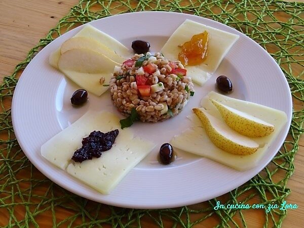 Antipasto fantasia di pecorino