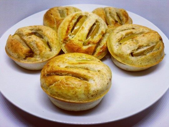 Apple&ricotta muffin