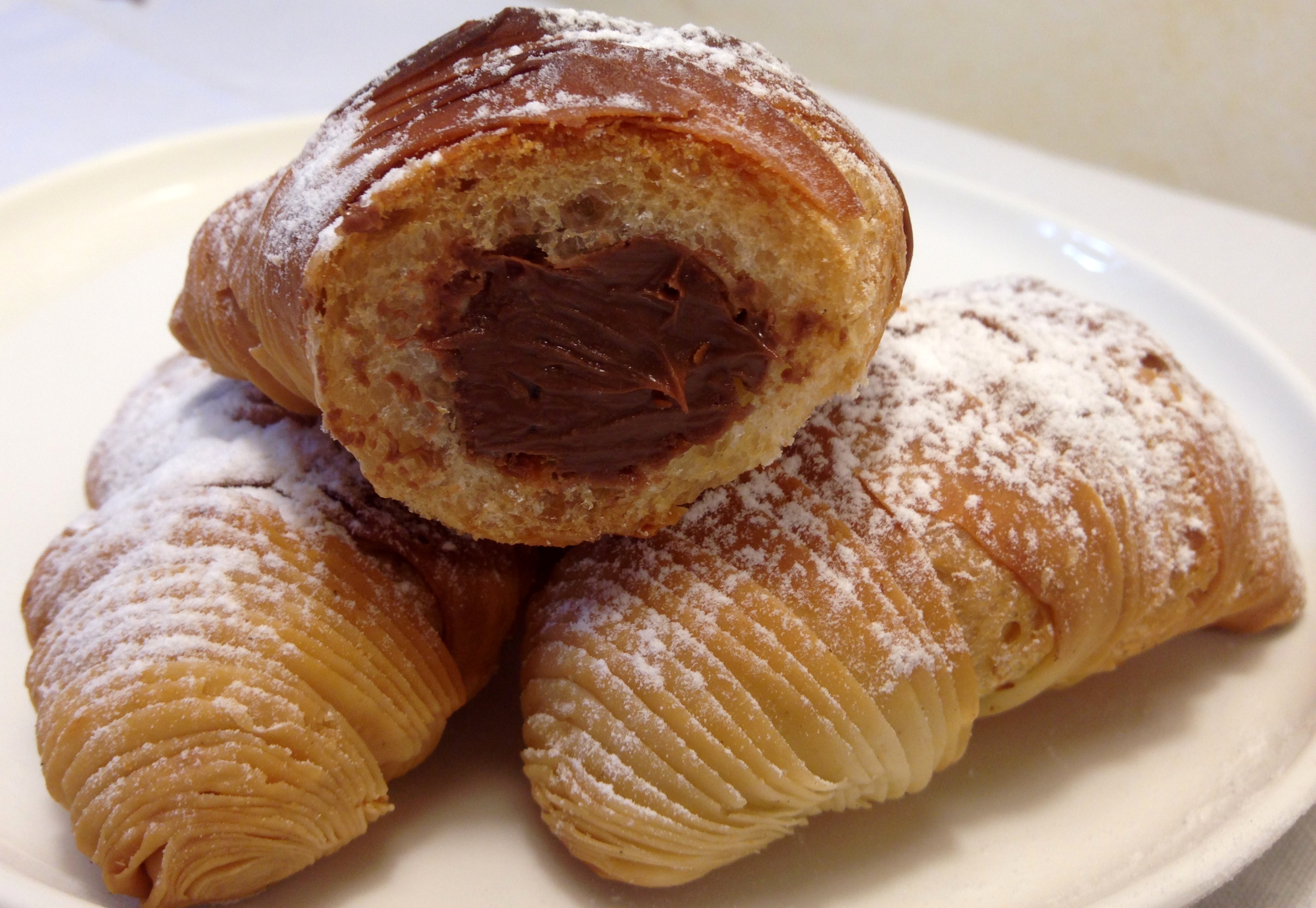 Aragostine di sfoglia alla gianduia velocissime