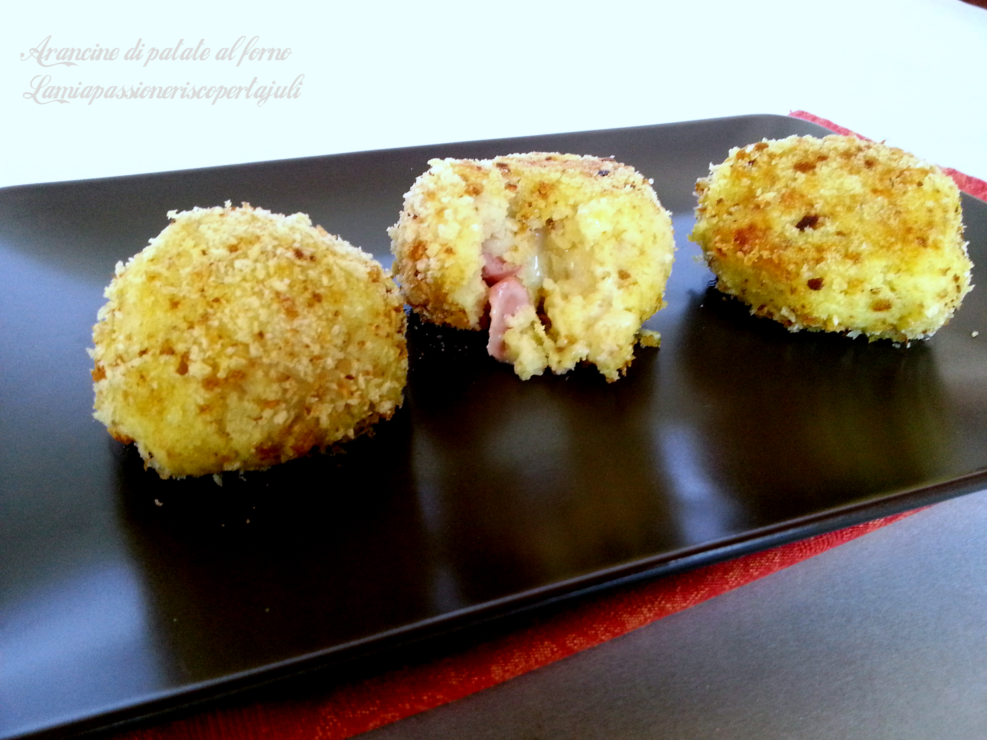 Arancine di patate al forno