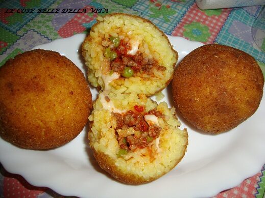 Arancine Palermitane Con Carne