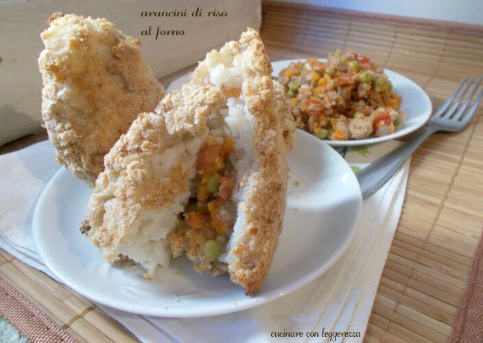 Arancini di riso al forno