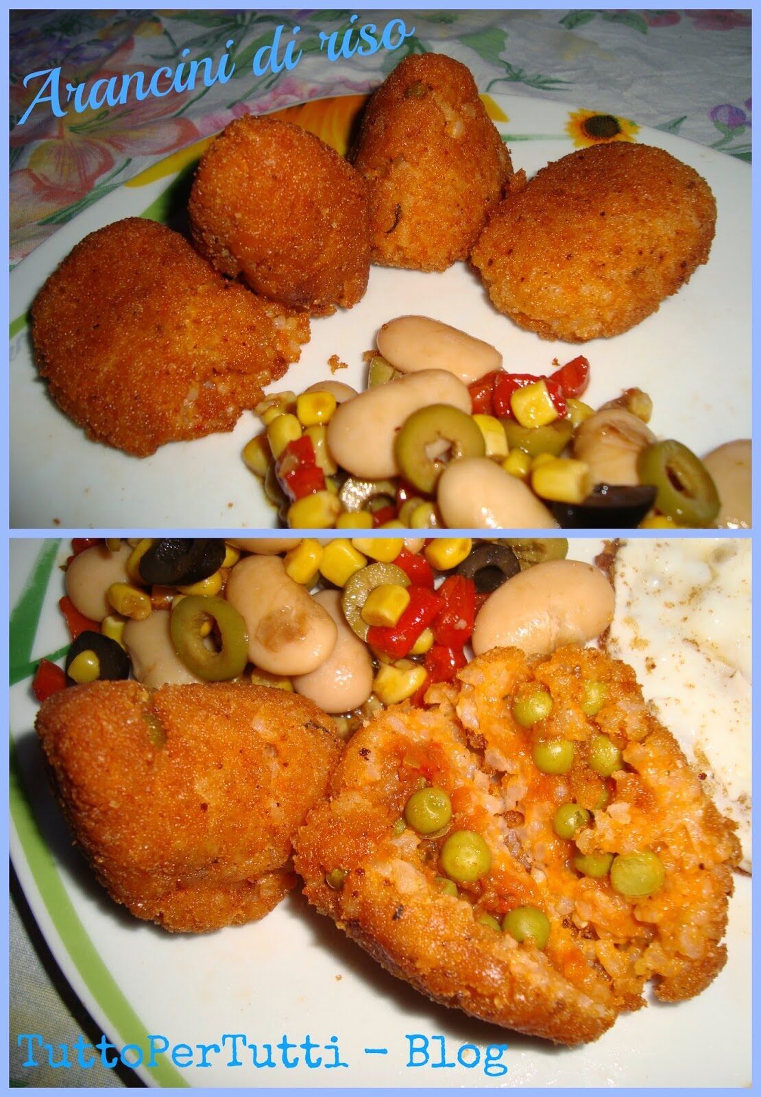 Arancini di riso ripieni di ragù
