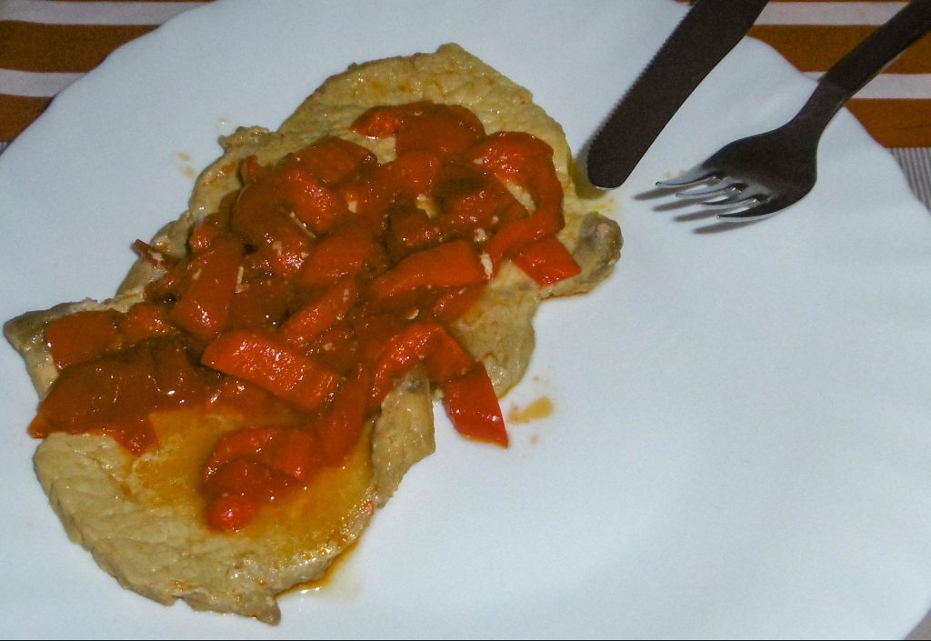 Arista con peperoni