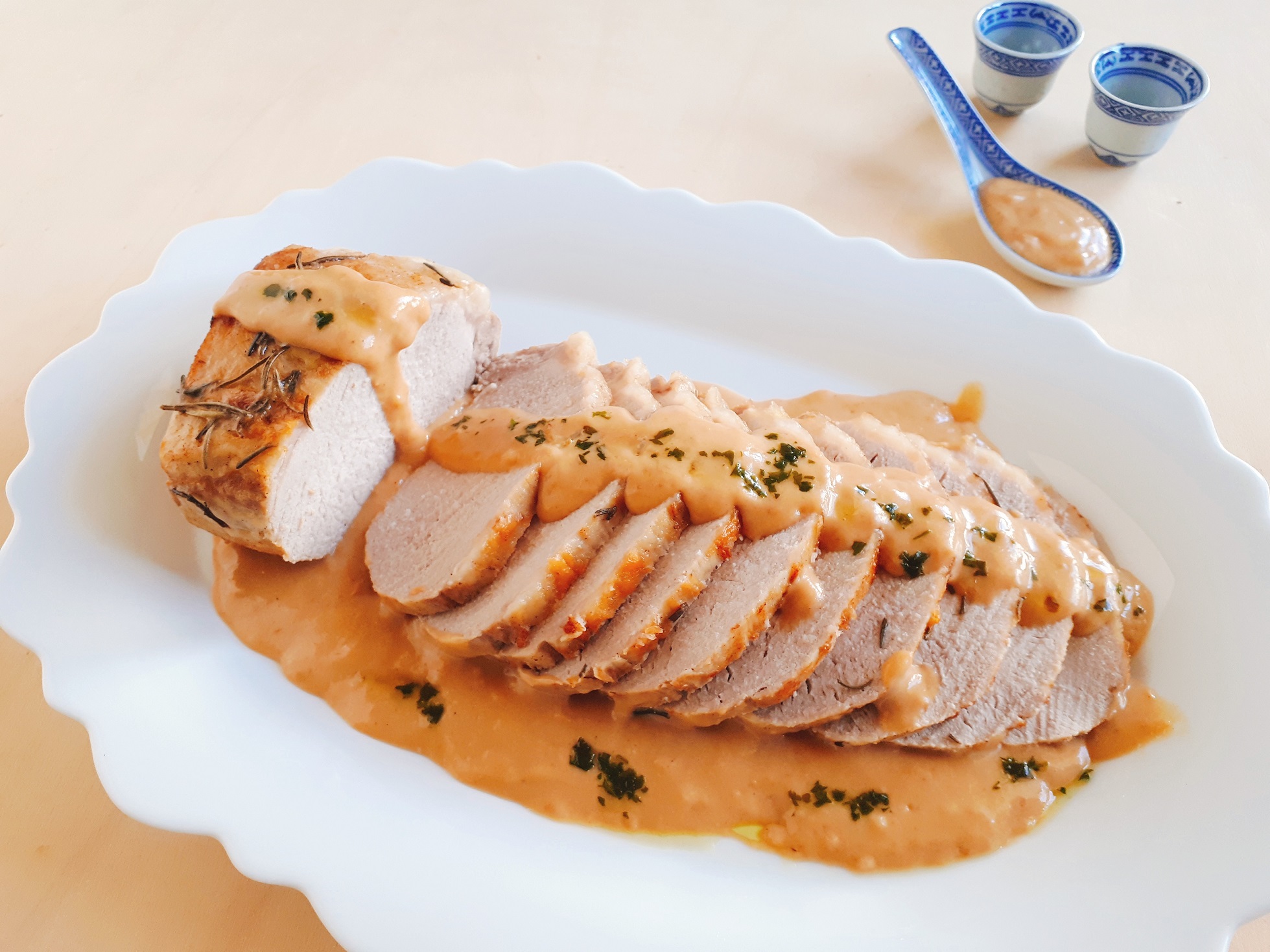 Arista con salsa al latte