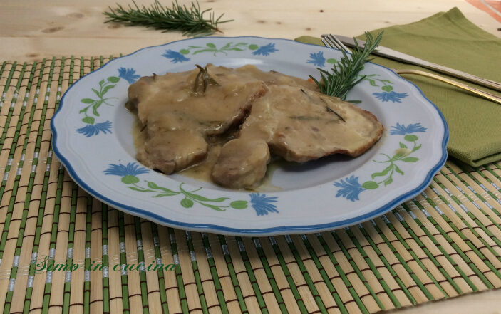 Arista di maiale in salsa