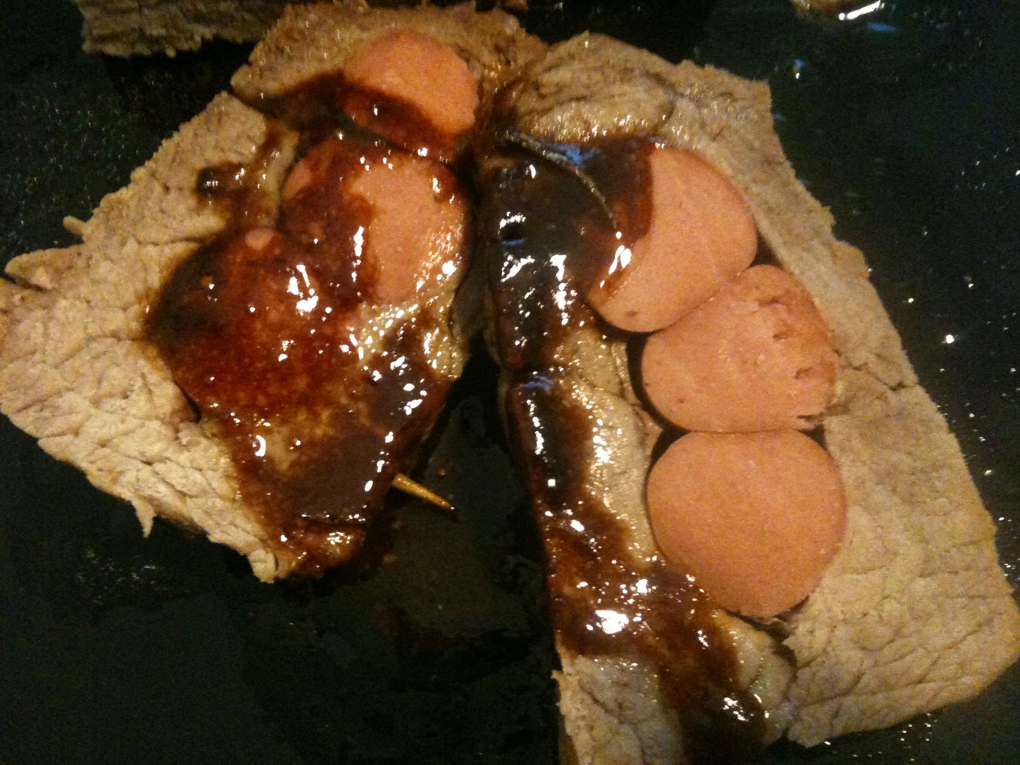 Arrosto ai wurstel