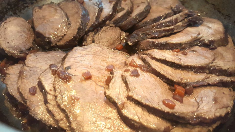 Arrosto al vino rosso
