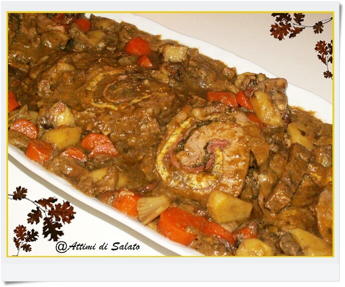 Arrosto con funghi porcini