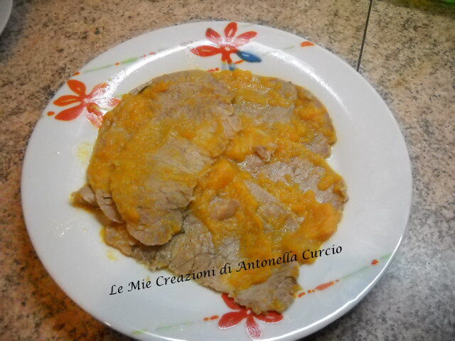 Arrosto con pure’ di verdure