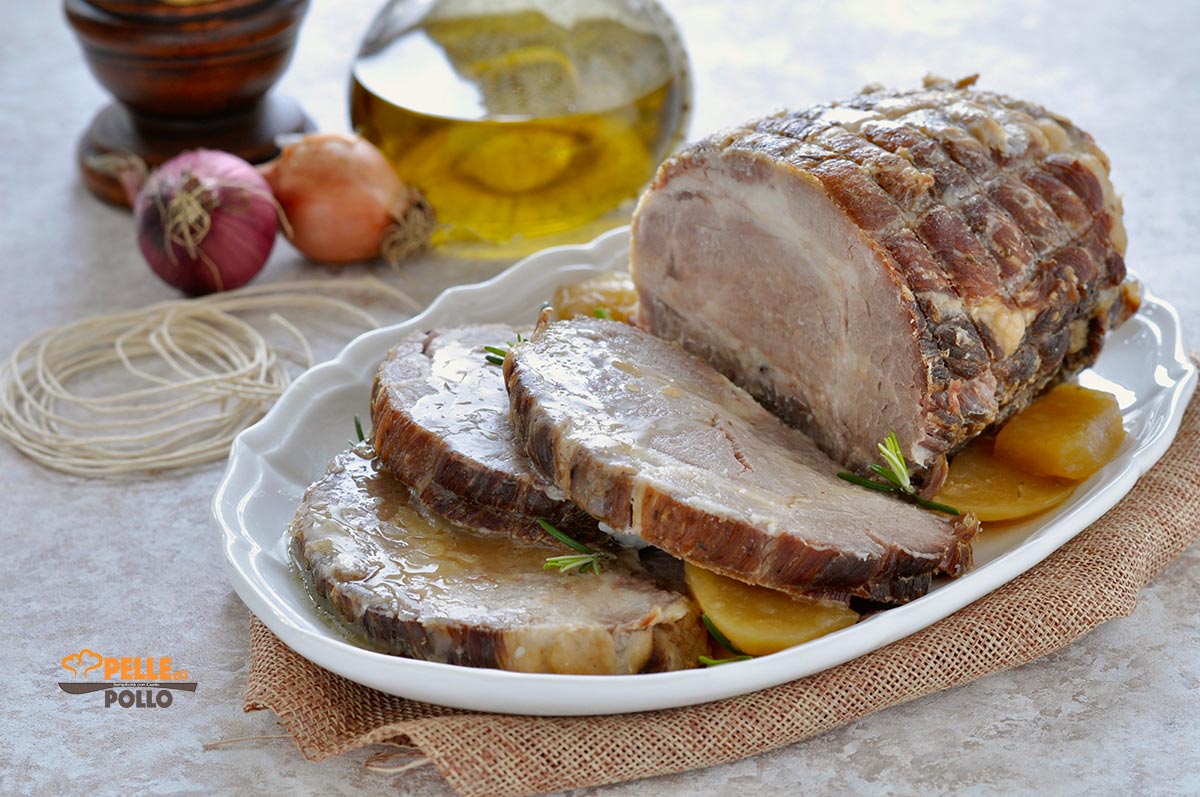 Arrosto di coppa di maiale