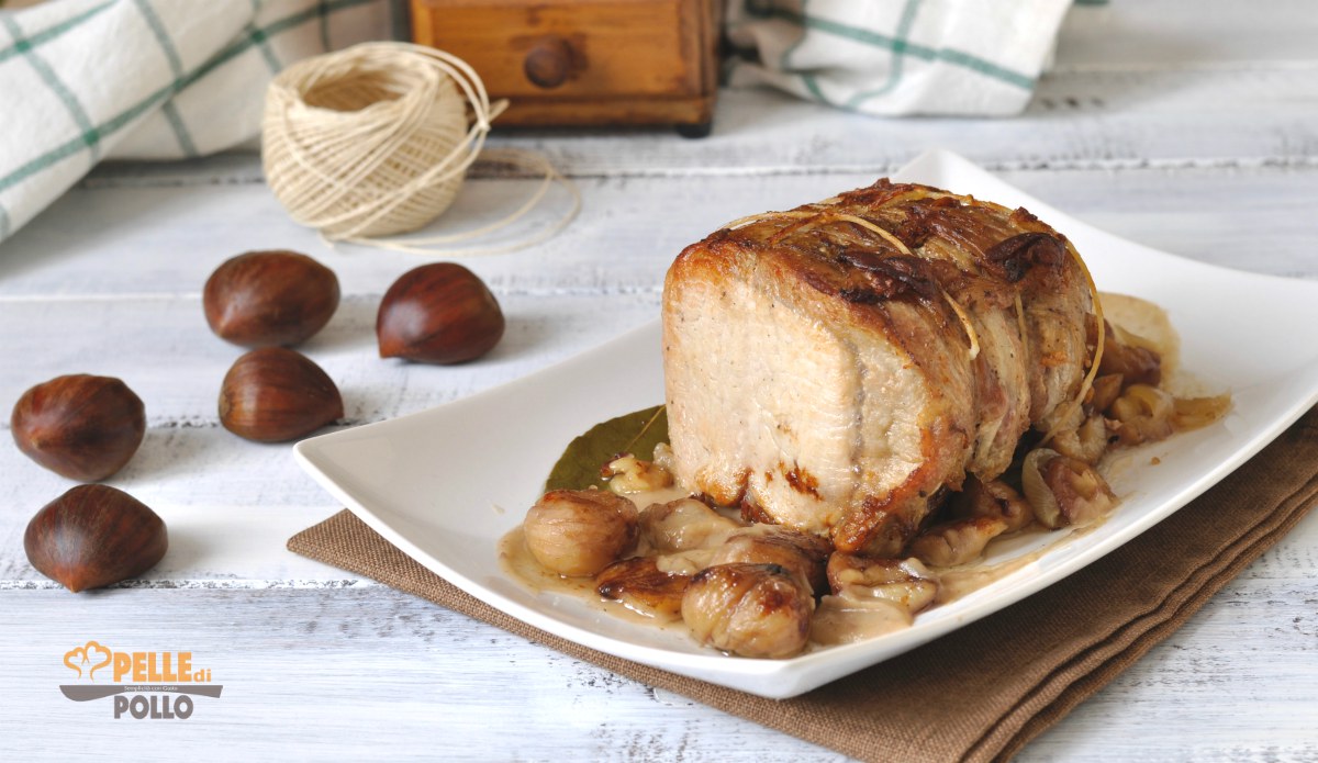 Arrosto di maiale alle castagne