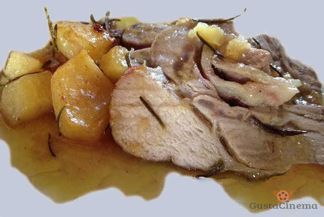 Arrosto di maiale con patate al forno