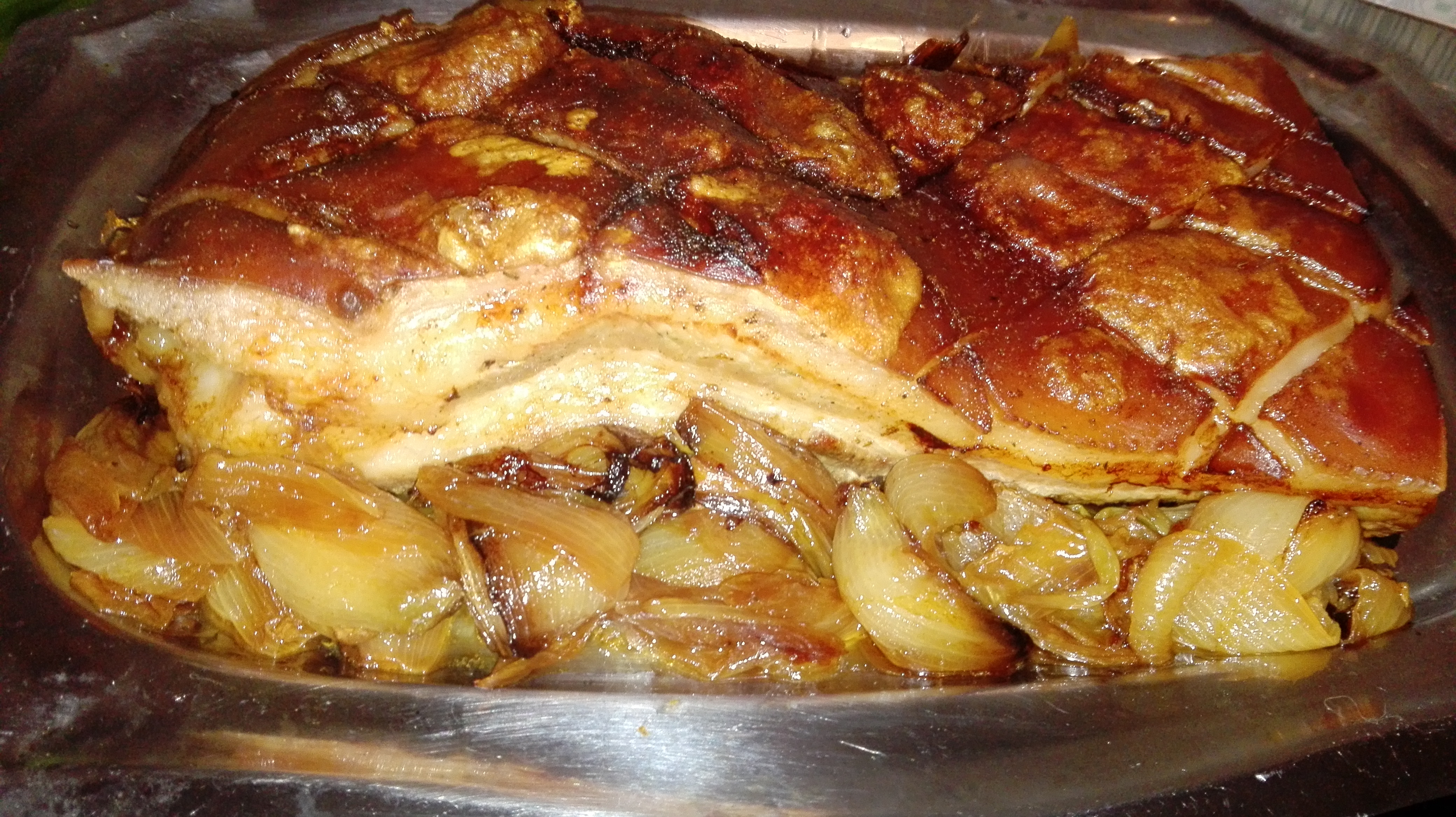 Arrosto di pancia di maiale