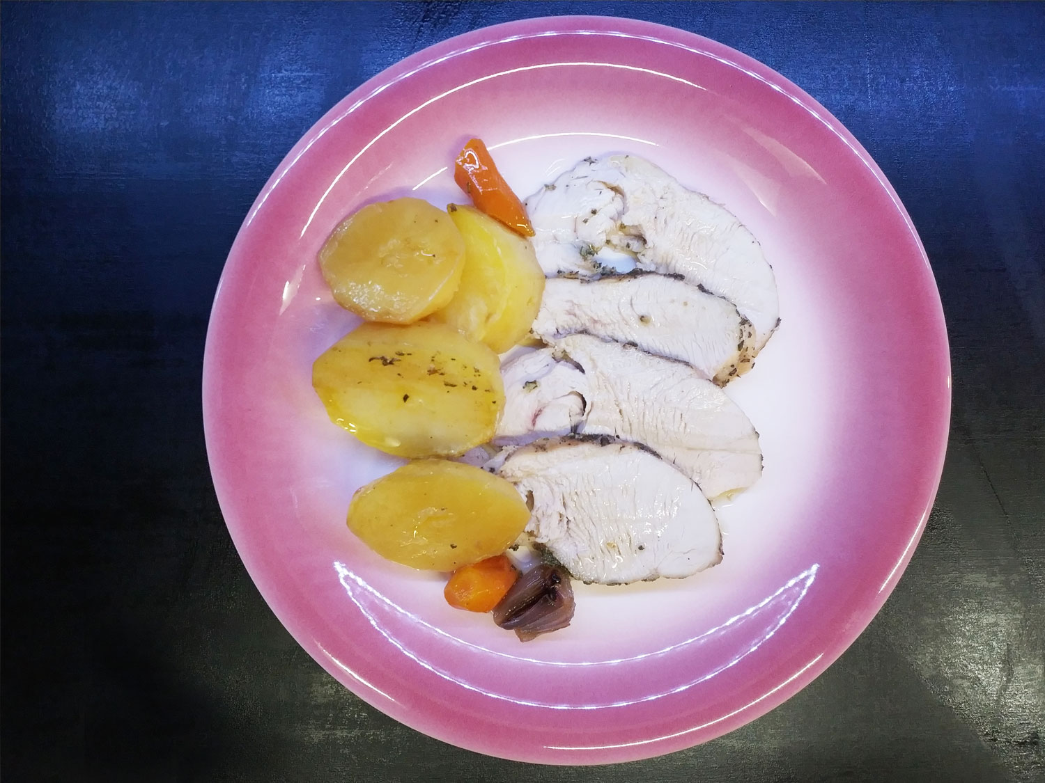 Arrosto di tacchino con patate