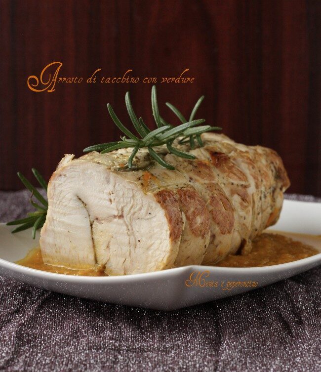 Arrosto di tacchino con verdure