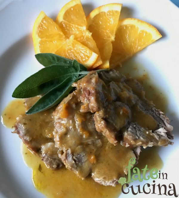 Arrosto di vitello all’arancia
