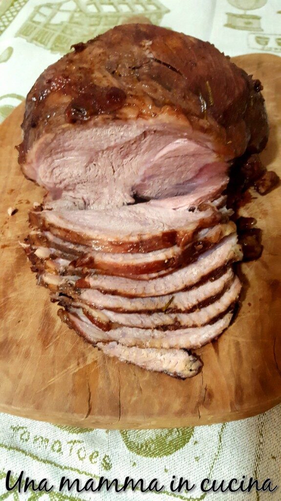 Arrosto di vitello con  vino  di portofino