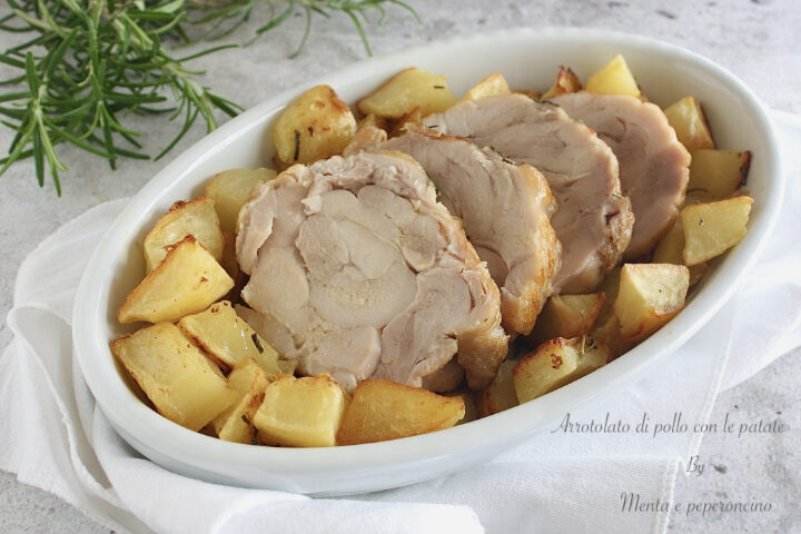 Arrotolato di pollo con le patate