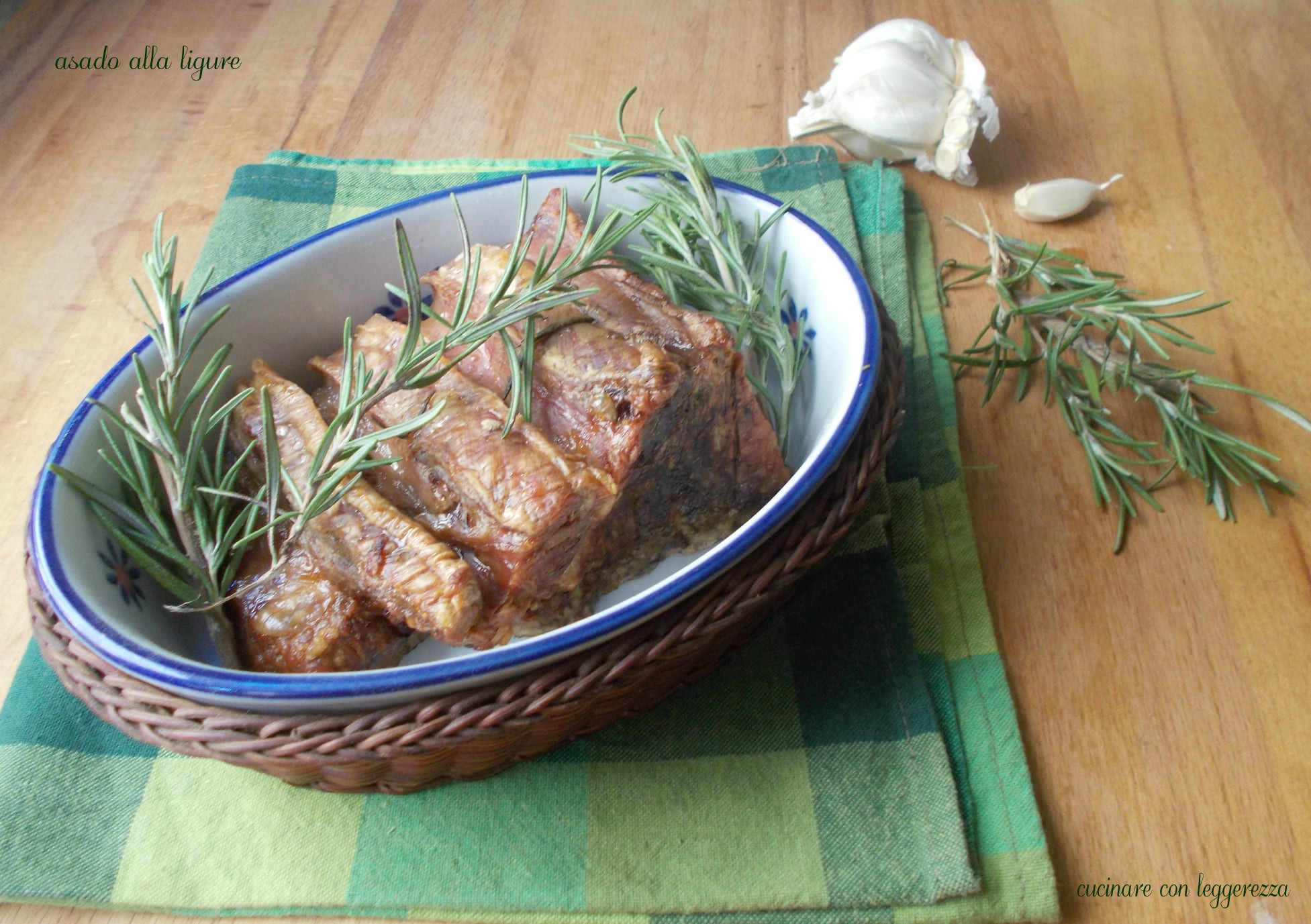 Asado alla ligure