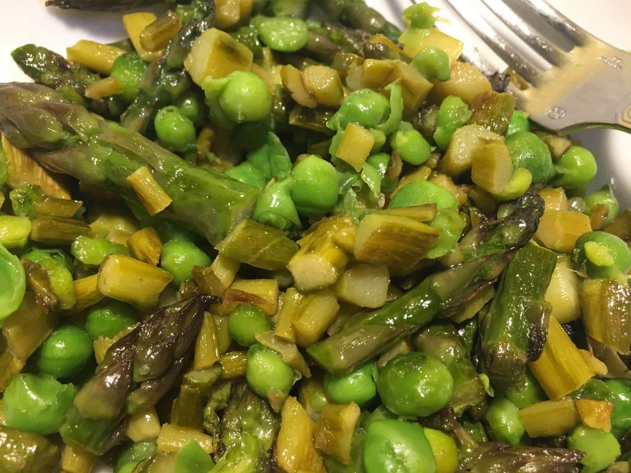 Asparagi ai piselli