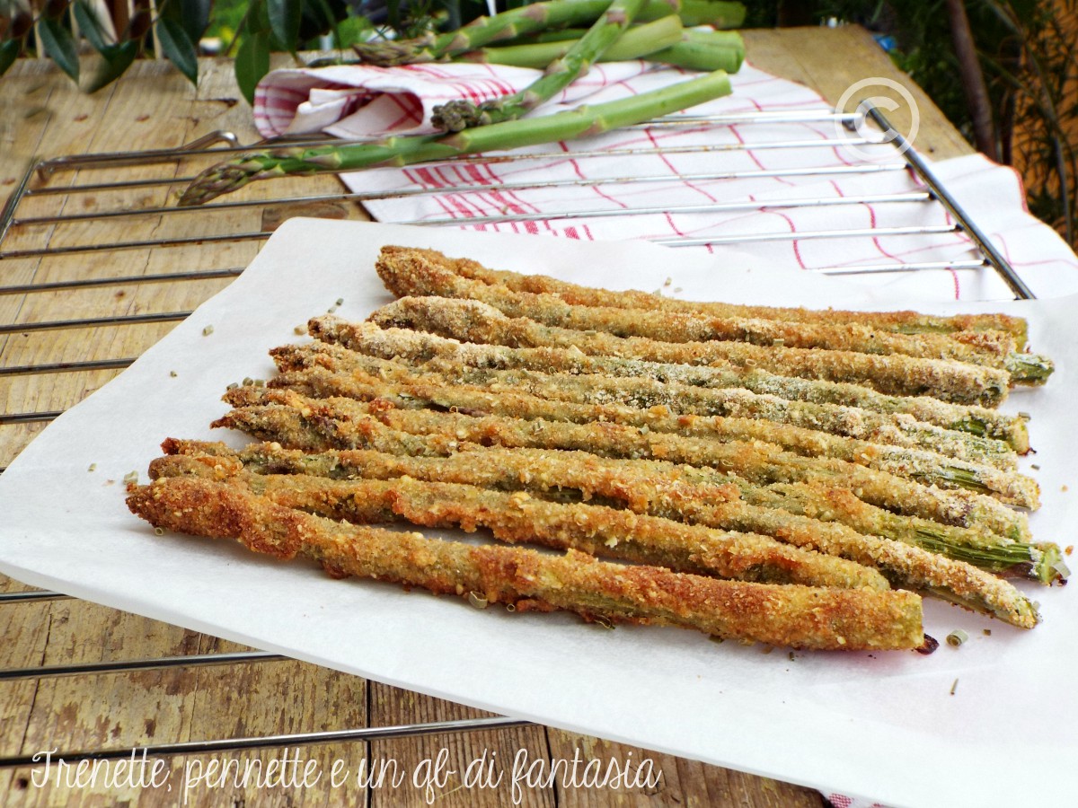 Asparagi gratinati al parmigiano e aglio
