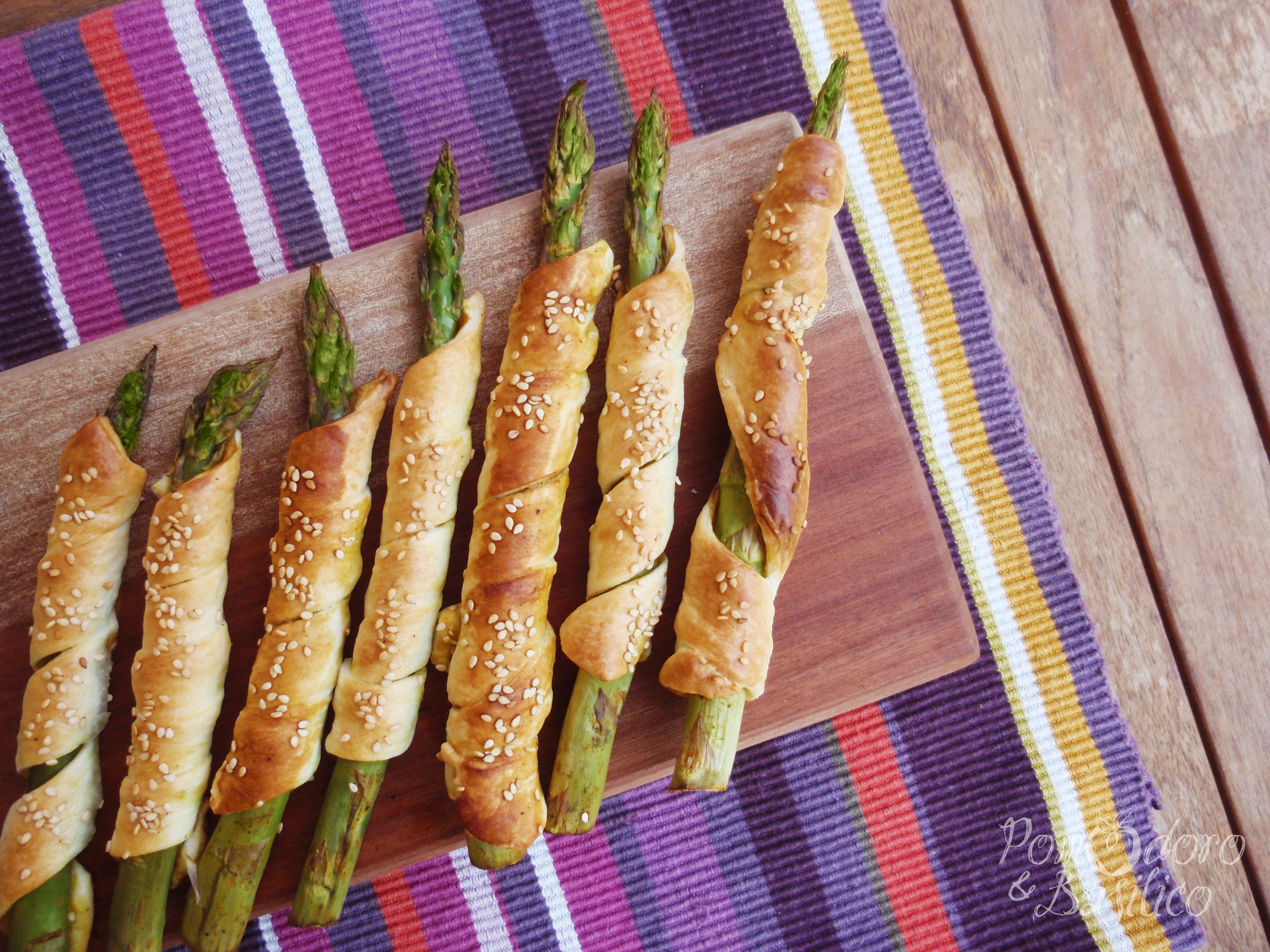 Asparagi in crosta di sfoglia