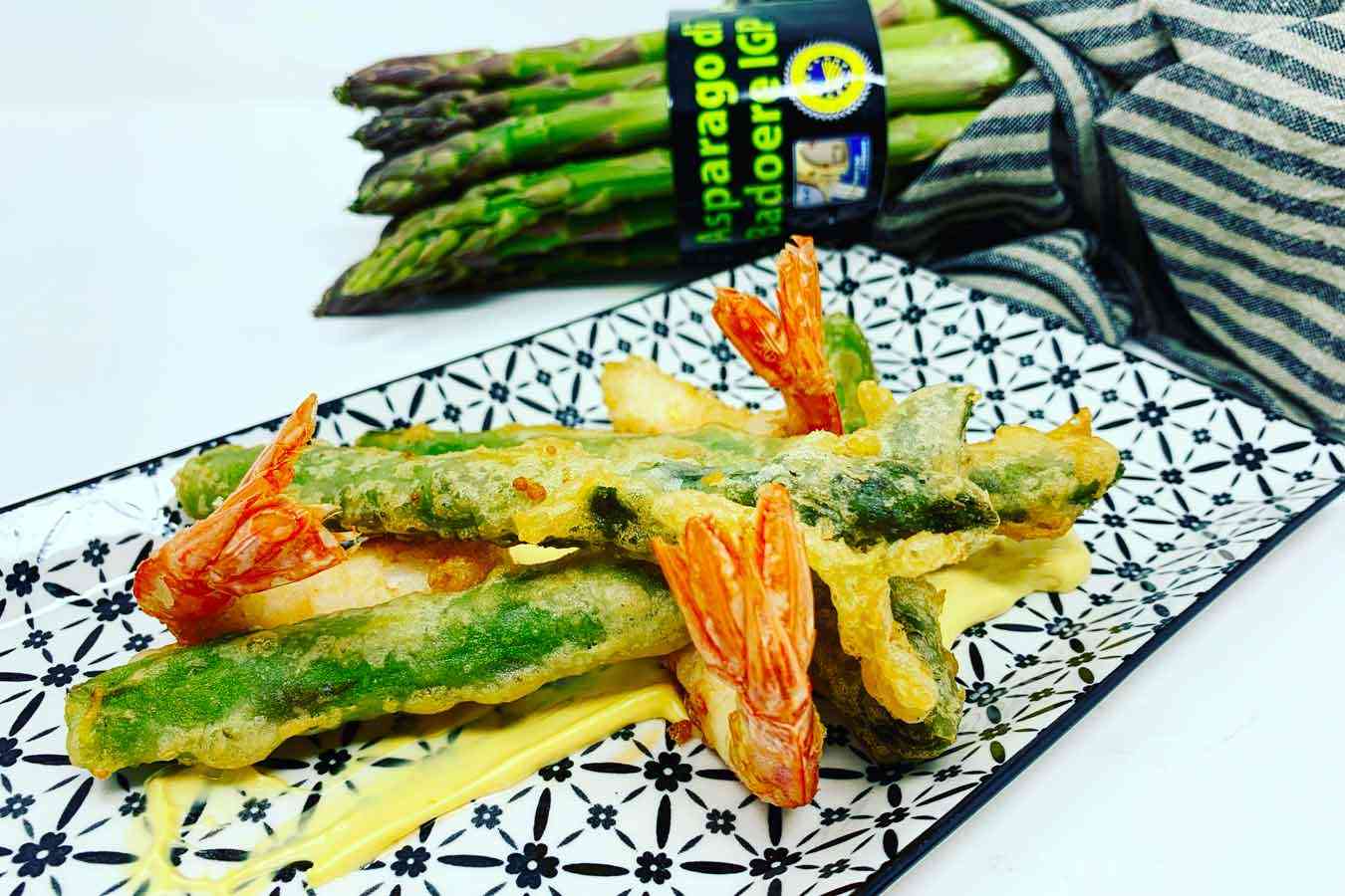 Asparagi in tempura