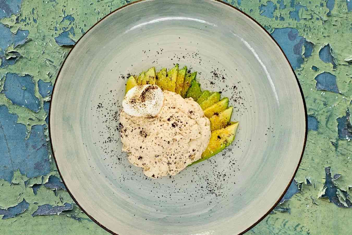 Avocado e crema al caffè