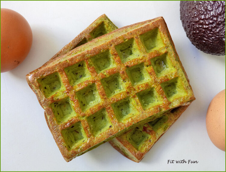 Avocado waffle low carb proteici senza glutine