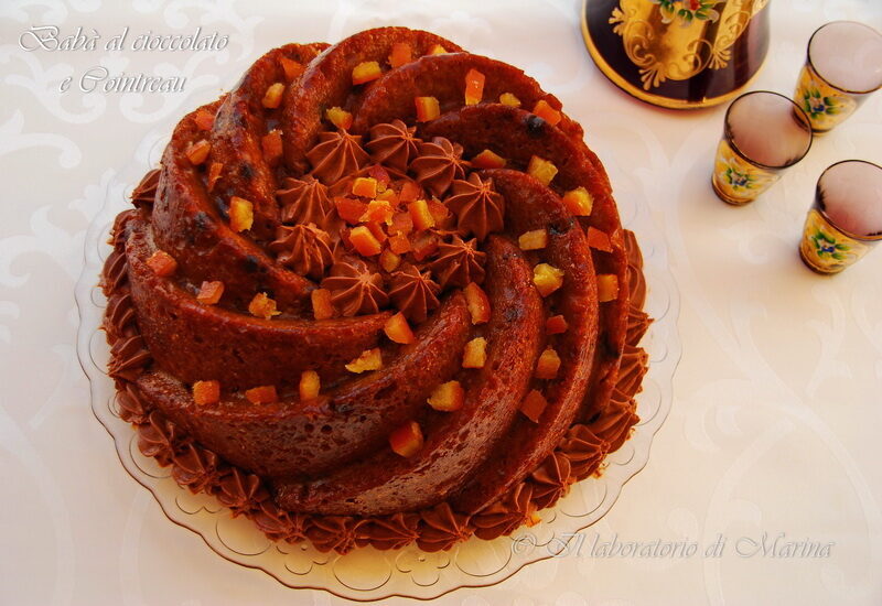 Baba’ al cioccolato e cointreau