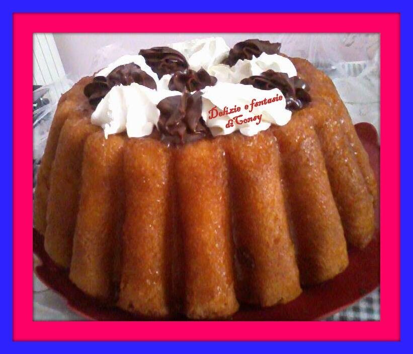 Baba’ napoletano con panna e nutella