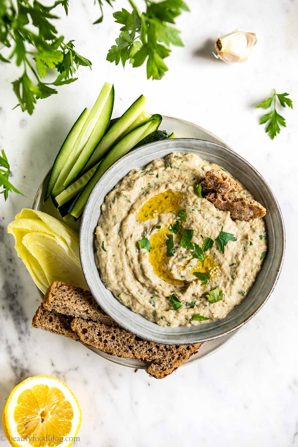 BABAGANOUSH Ricetta Originale | Easy Baba Ganoush Recipe