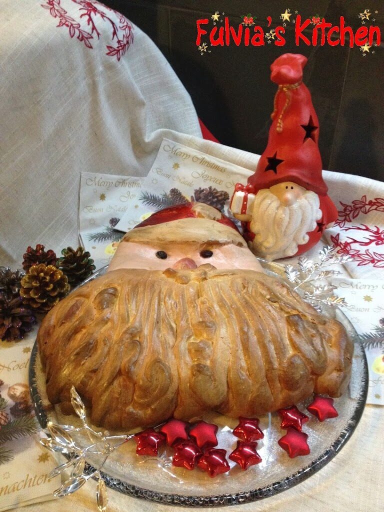 Babbo natale di panbrioche