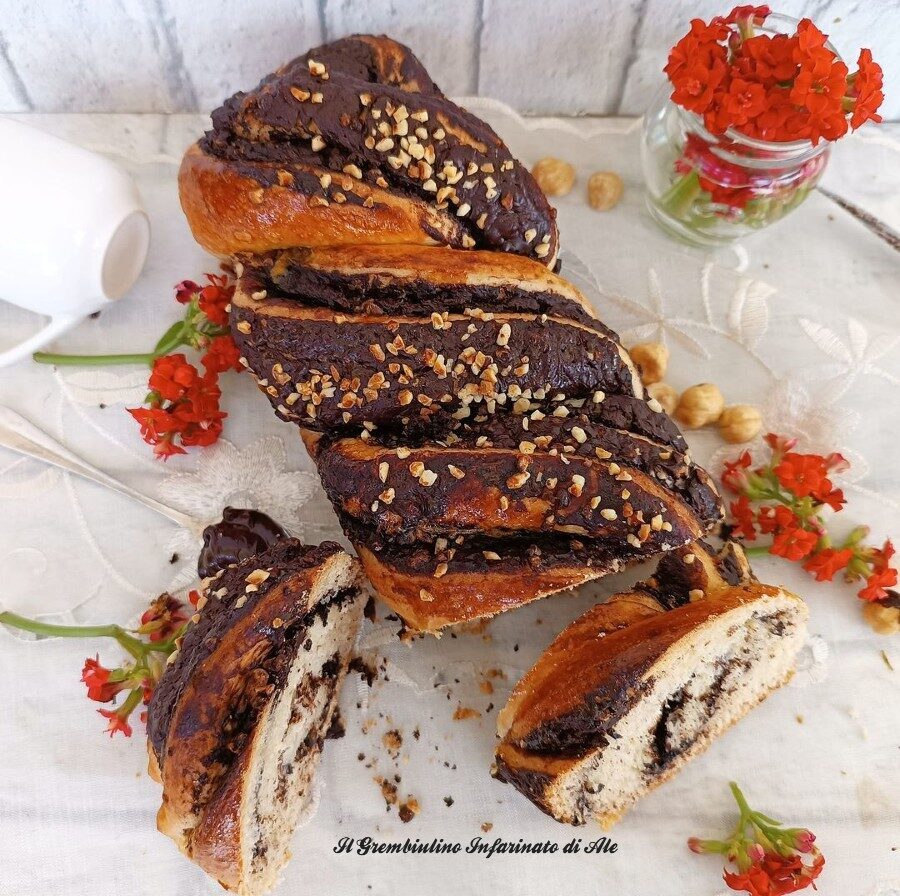 Babka al cioccolato e nocciole