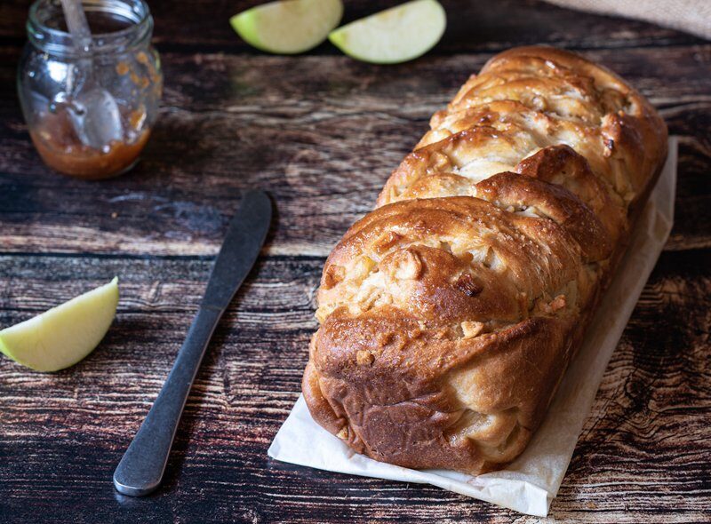 Babka alle mele e cannella
