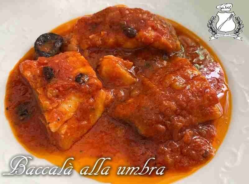 Baccalà alla umbra (con prugne e uvetta)