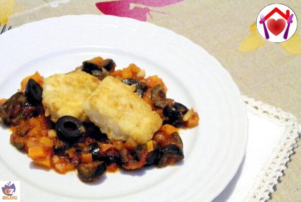 Baccalà con verdure piccanti