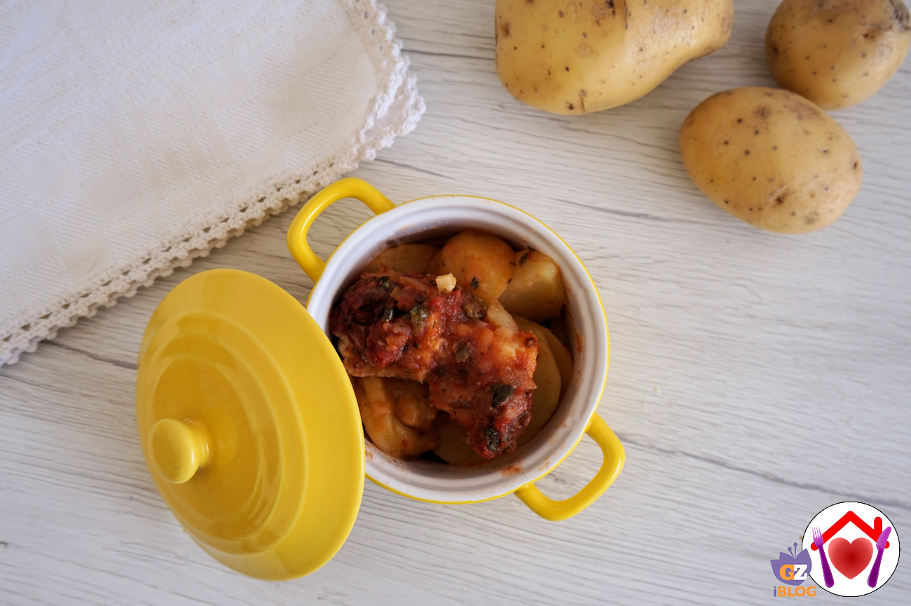 Baccalà e patate alla pizzaiola