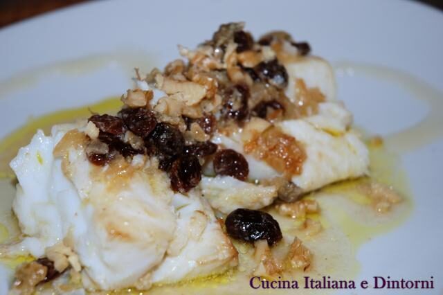 Baccalà in agrodolce con miele