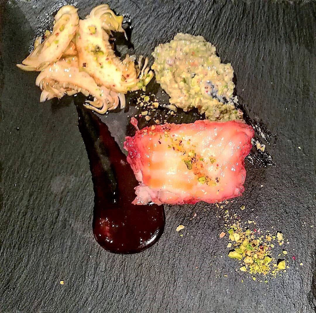 Baccalà in agrodolce di melagrana