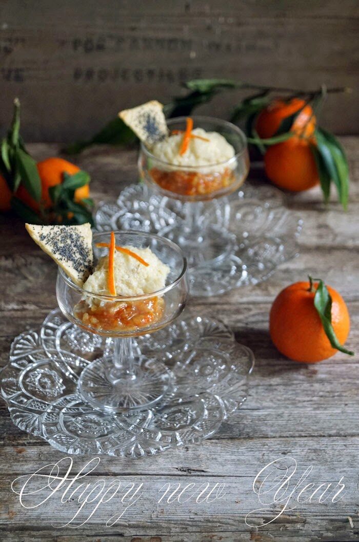 Baccalà mantecato con marmellata di clementine e buon anno!