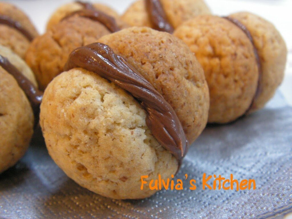 Baci di dama con nutella