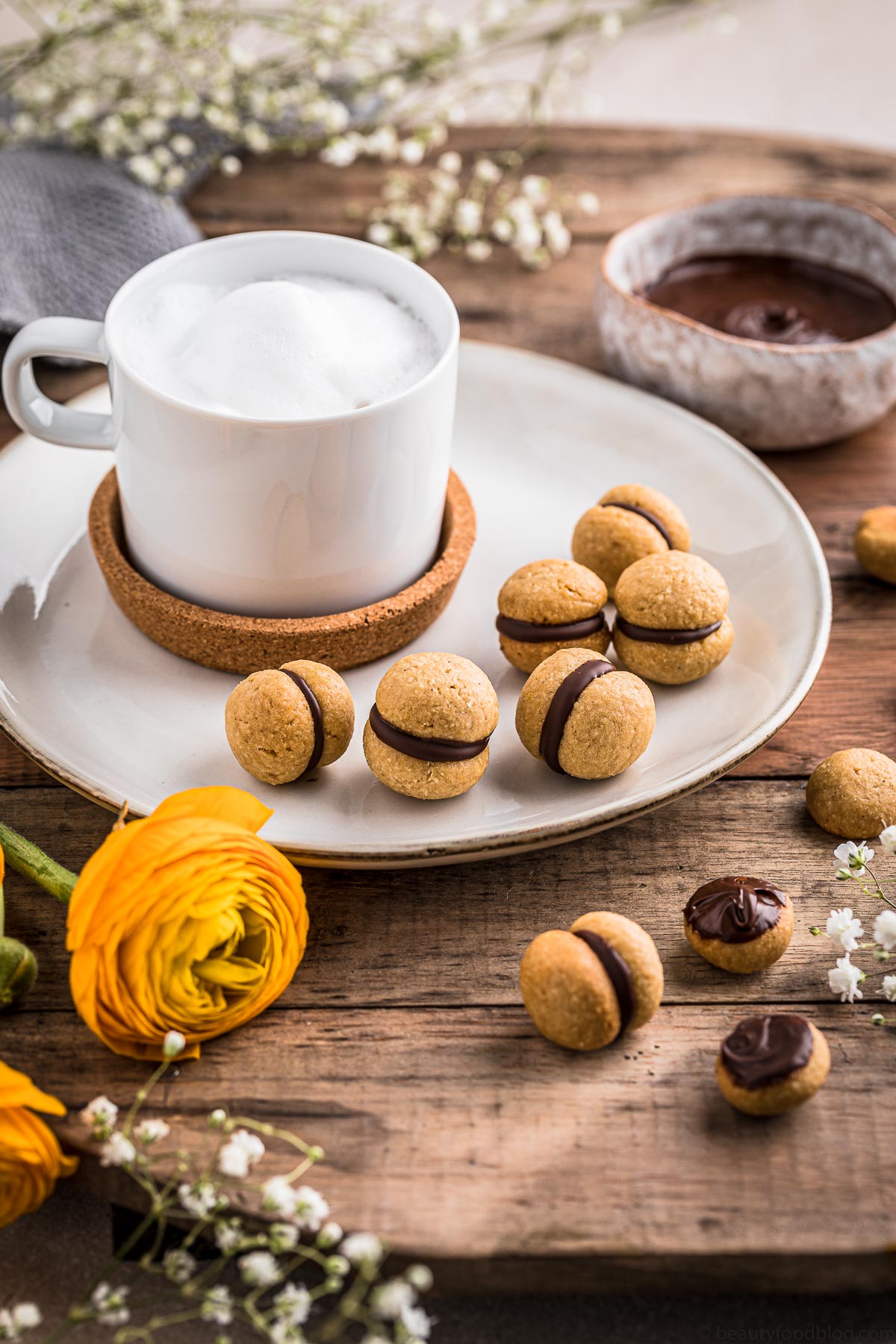Baci di dama vegan lady’s kisses | italian hazelnut cookies