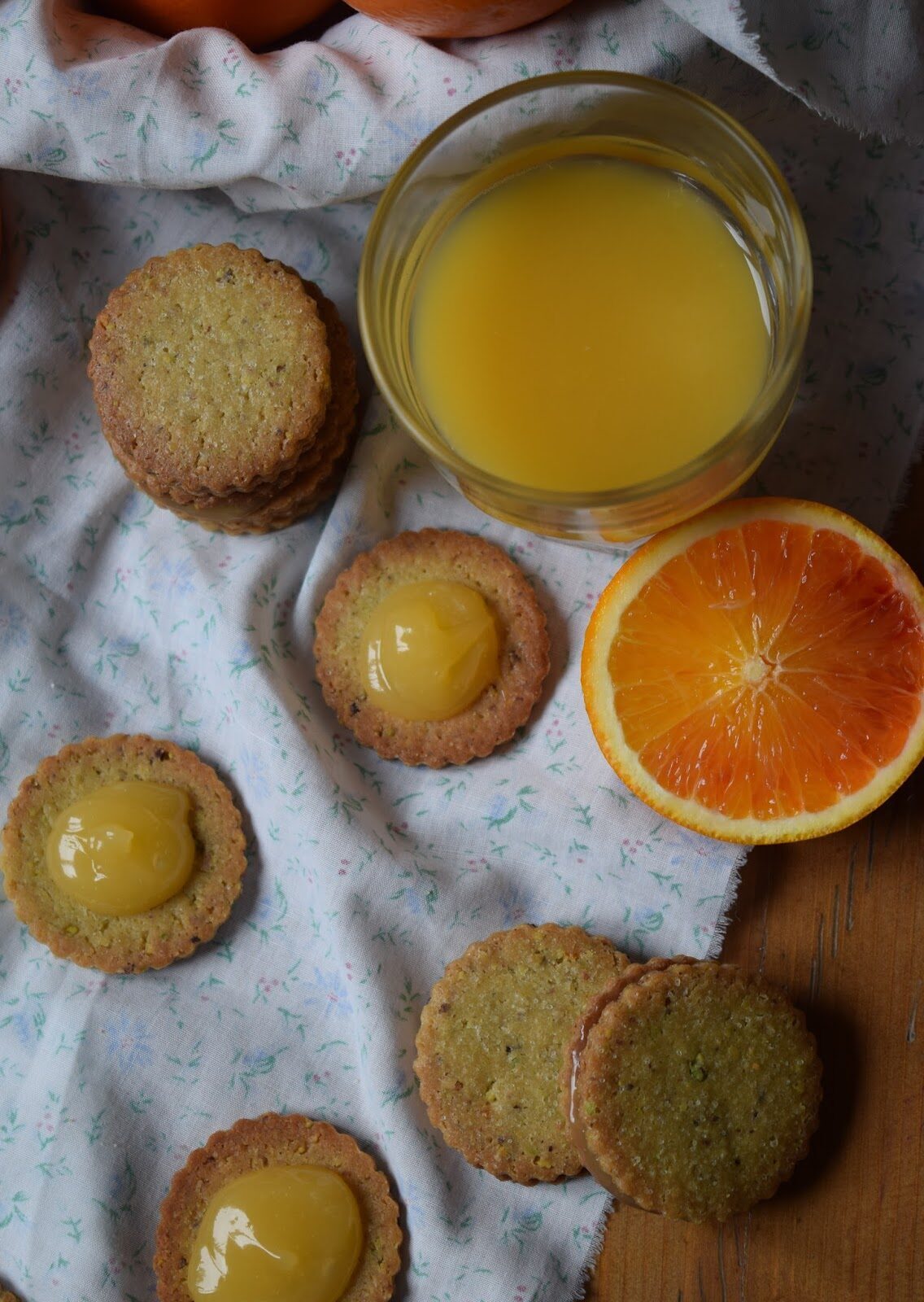 Baci di sole: biscottini ai pistacchi, olio d’oliva e lemon curd per l’mtc 56